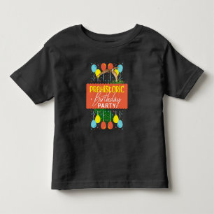 Camiseta Festa de aniversário pré-histórica Pterodactyl Din