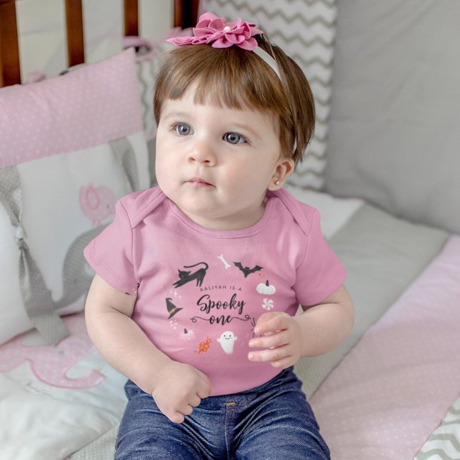 Camiseta Festa de aniversário Spooky One Girl (Criador carregado)