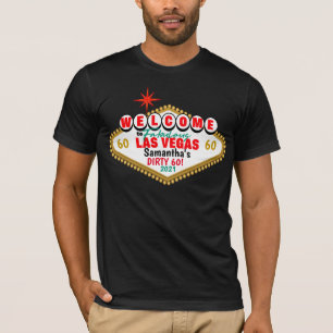 Camiseta Festa de aniversário suja de Las Vegas Coincidên