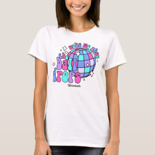 Camiseta Festa de Ano Novo Cibernética Elétrica Retrô