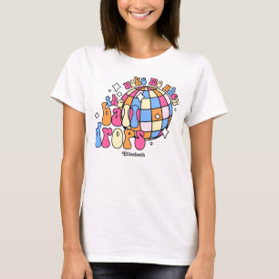Camiseta Festa de Ano Novo Retrô Pop Candy Crush