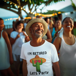 Camiseta Festa de Aposentadoria Tema Sudoeste Divertido Cac