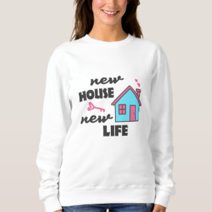 Camiseta Festa de aquecimento doméstico New House New Life