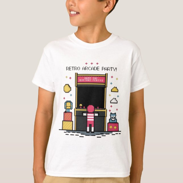 Camiseta Festa de Arcade Retroativa (Frente)