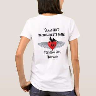 Camiseta Festa de bacheorette estilo Biker