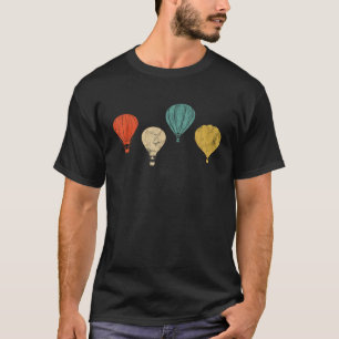 Camiseta Festa de Balões de Balões de Ar Quente Retro