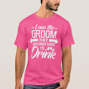 Camiseta Festa de Bebida de Casamento de Despedida de Solte