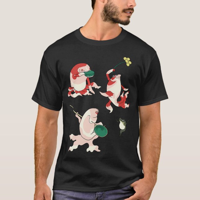 Camiseta Festa de Bebida do Peixe Dourado (Frente)