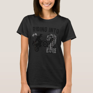 Camiseta Festa de bicicleta de segundo aniversário infantil