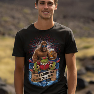 Camiseta Festa de Boat, em 4 de julho