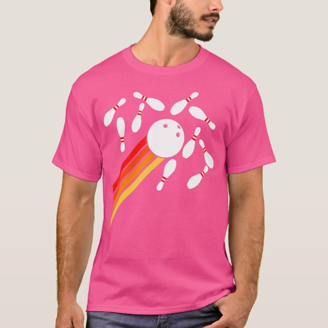 Camiseta Festa de Boliches Engraçadas da boliche (Frente)