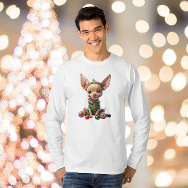 Camiseta Festa de Cachorro de Natal