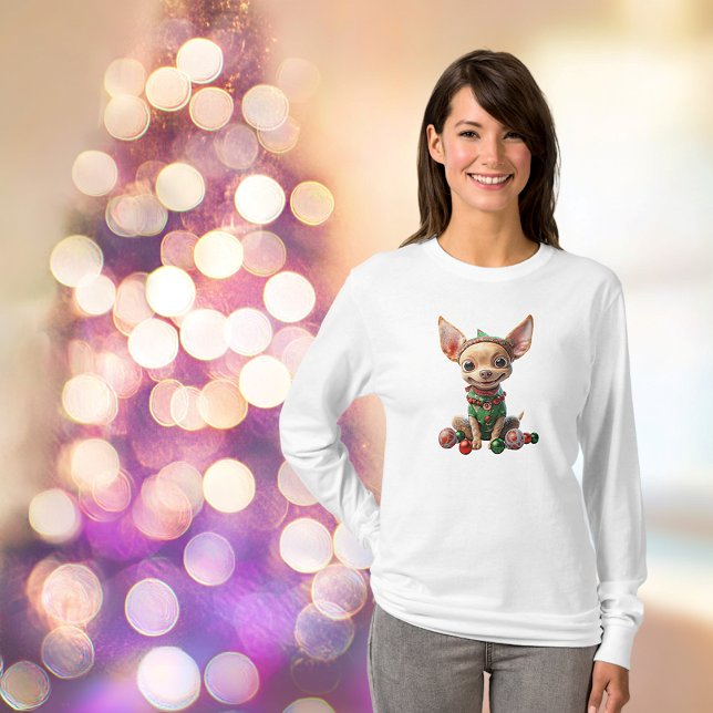 Camiseta Festa de Cachorro de Natal (Criador carregado)