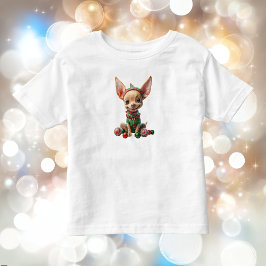 Camiseta Festa de Cachorro de Natal Tee Toddler