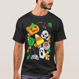Camiseta Festa de Candies do Halloween Spooky