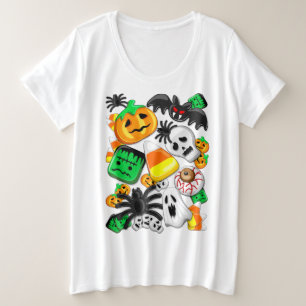 Camiseta Festa de Candies do Halloween Spooky
