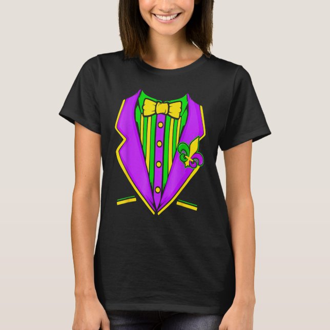 Camiseta Festa de Carnaval de Carnaval Tuxedo Men Figurume (Frente)