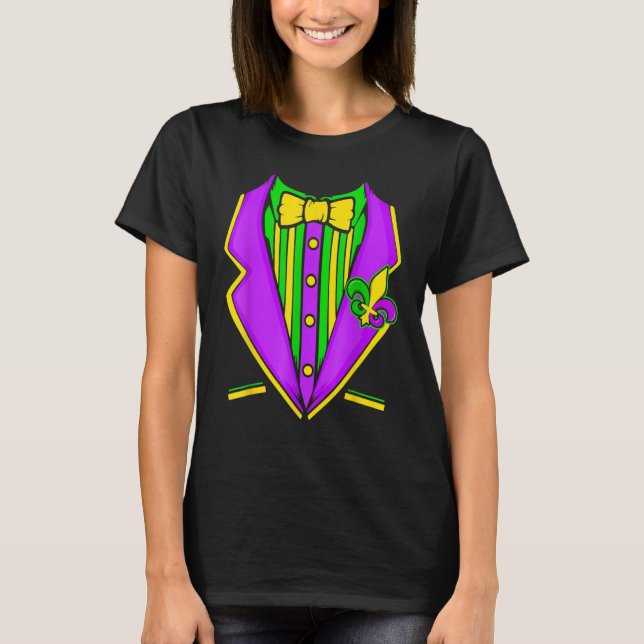 Camiseta Festa de Carnaval de Carnaval Tuxedo Men Figurume (Frente)