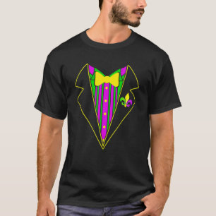 Camiseta Festa de Carnaval de Tuxedo Mardi Gras