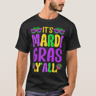 Camiseta Festa de Carnaval Design Mardi Gras Engraçado É Ma