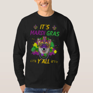 Camiseta Festa de Carnaval Engraçada Idea Corgi Cachorro Ma