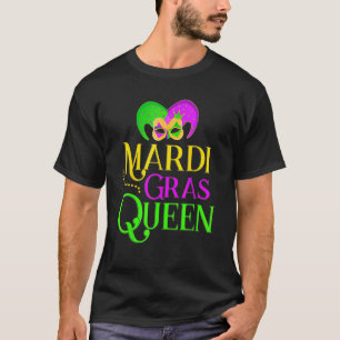 Camiseta Festa de Carnaval Engraçado Confetti Mal-Cabeça Ma