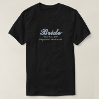 Festa de casamento de Bachelorette Azul Bride Dust