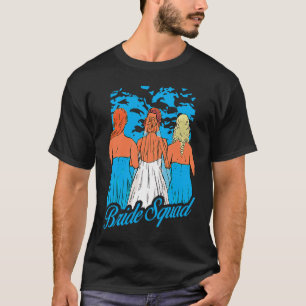 Camiseta Festa de casamento de Mulheres da Esquadra da Noiv