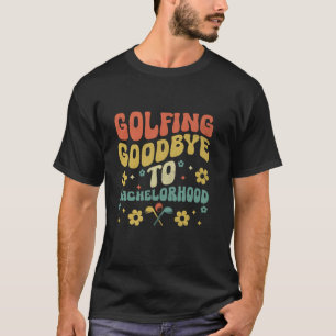 Camiseta Festa de Casamento Divertido Jogador de Golfe Troc