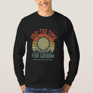 Camiseta Festa de Casamento Jogador de Golfe Divertido Desp