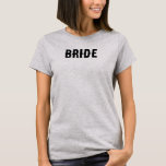 Camiseta Festa de casamento noiva<br><div class="desc">Camiseta de Festa de casamento de Saddle Ocidental.</div>