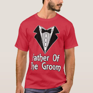 Camiseta Festa de casamento Tshirt Tuedo Groom Padre Casame