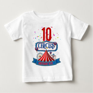 Camiseta Festa de Celebração do Circo de Carnaval Idade 5