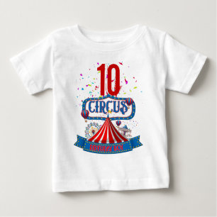 Camiseta Festa de Celebração do Circo de Carnaval Idade 5 C