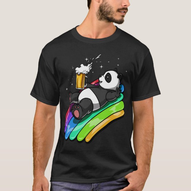 Camiseta Festa de Cerveja do Urso Panda (Frente)