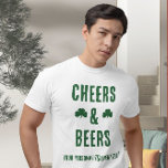 Camiseta Festa de Cerveja e Aplausos<br><div class="desc">Presentes para festa do dia de São Patrício com Cerveja e Aplausos</div>