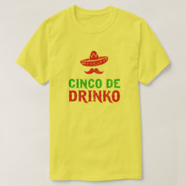 Camiseta Festa de Cinco De Mayo - Cinco de Drinko