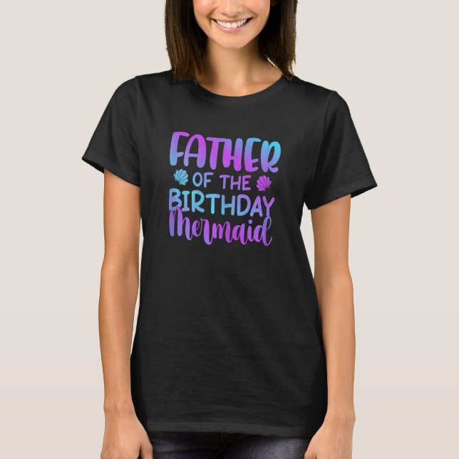 Camiseta Festa De Combinação Familiar Pai Do Aniversário (Frente)