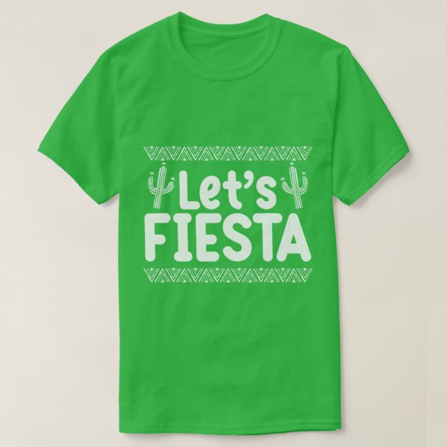 Camiseta Festa de Comemoração do Festival Mexicano (Frente do Design)