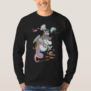 Camiseta Festa de Comida do Leopardo que Andam na Unicorn