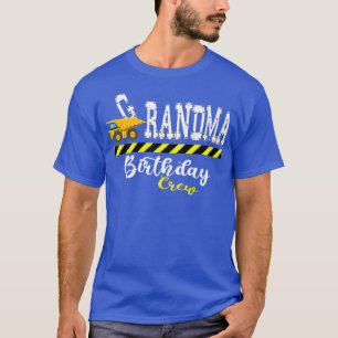 Camiseta Festa de Construção da Tripulação de Aniversário d