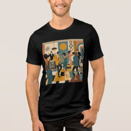 Camiseta Festa de Dança do Martini Hípico do Meio do Século
