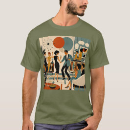 Camiseta Festa de Dança do Martini Hípico do Modernismo de 