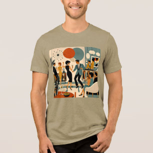 Camiseta Festa de Dança do Martini Hípico do Modernismo de 