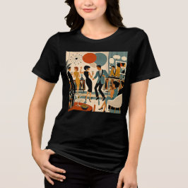 Camiseta Festa de Dança do Martini Hípico do Modernismo de 