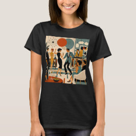 Camiseta Festa de Dança do Martini Hípico do Modernismo de 