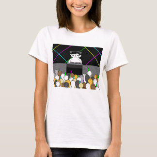 Camiseta Festa de Dança Rave da Gatinha Fofa DJ