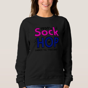 Camiseta Festa de Dança Sock Hop dos Anos 1950 Até Cair 195