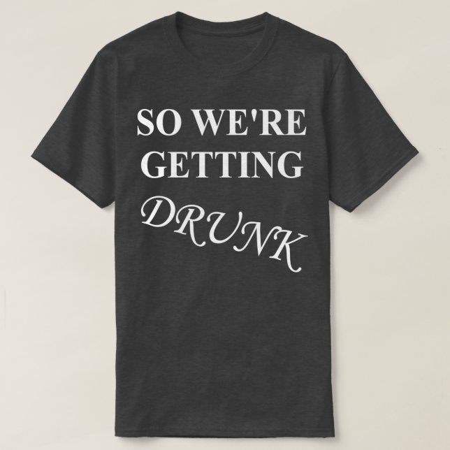 Camiseta Festa de Despedida de Solteira Bebendo (Frente do Design)