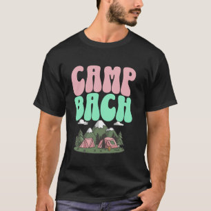 Camiseta Festa de Despedida de Solteira Camping Bach Bride 